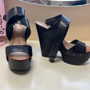 BCBG Maxazria runway platform heels